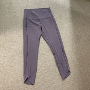 Lululemon align purple mesh leggings